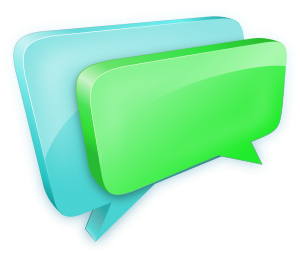 Chat bubbles image from https://openclipart.org/detail/129049/chat